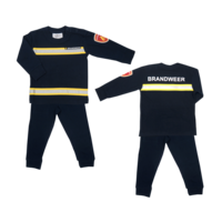Brandweer pyjama donkerblauw