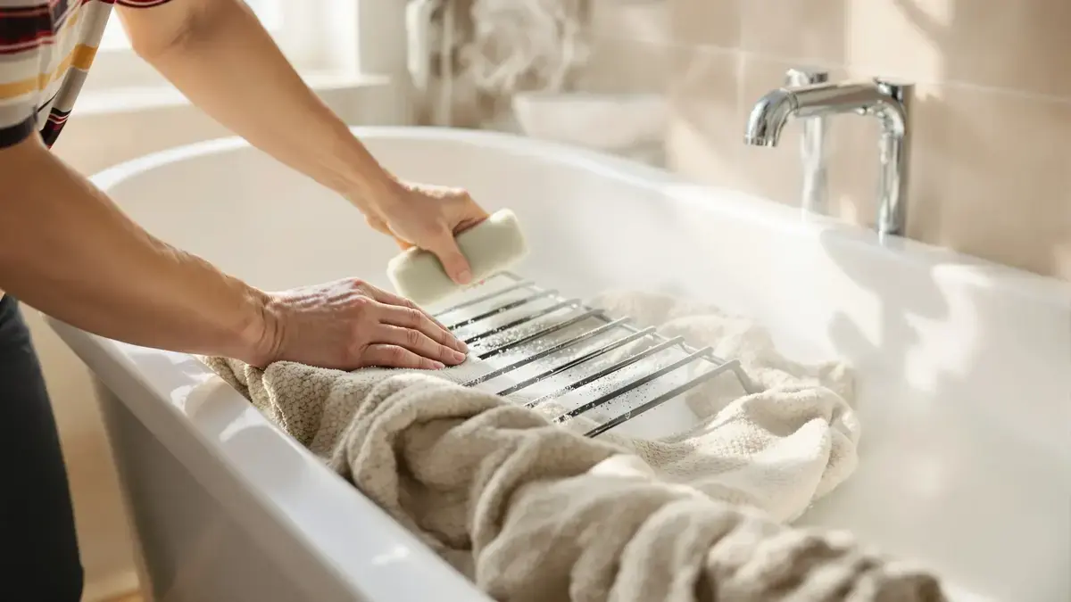 Met deze badkamertruc maak je je ovenroosters in 30 minuten brandschoon zonder moeite of agressieve middelen