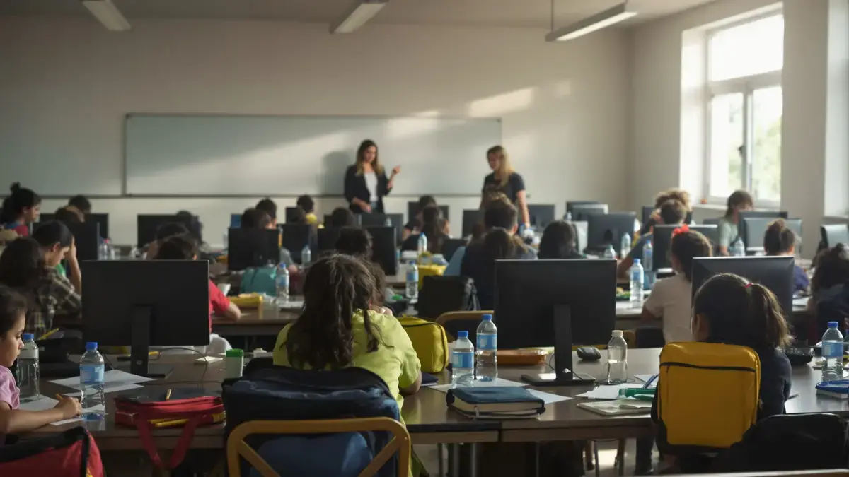 Kinderen bereiden zich voor op nationale toetsen in lezen, wiskunde en wetenschap, een vaak onderschatte realiteit