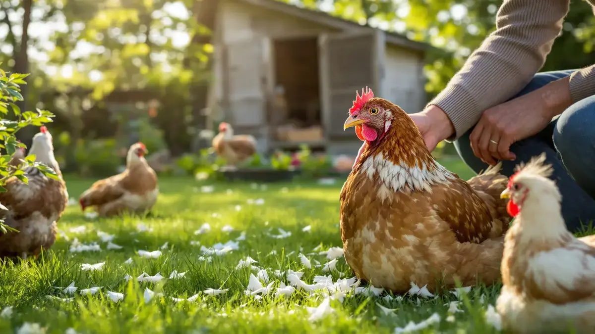 Wat te doen met oude kippen die geen eieren meer leggen