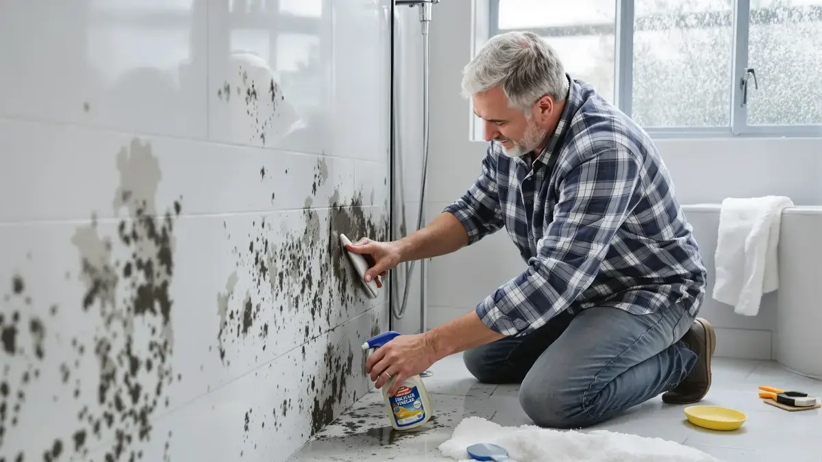 Schimmel in de badkamer een eenvoudige jaarlijkse routine kan veelgemaakte en kostbare fouten voorkomen
