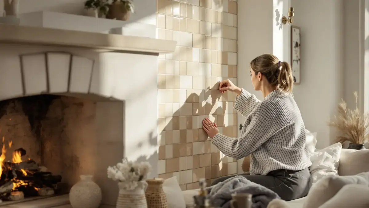 Verfraai uw open haard in 2 eenvoudige stappen zonder ingrijpende werkzaamheden