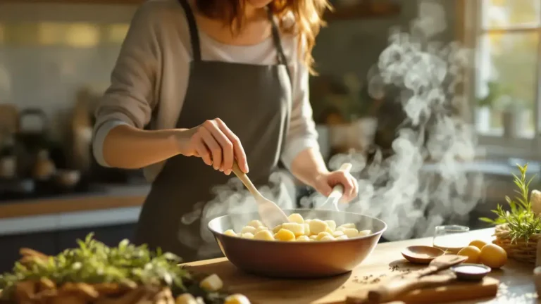 Voeg het toe aan aardappelen tijdens het koken voor een heerlijke smaak en zachtheid zonder extra moeite