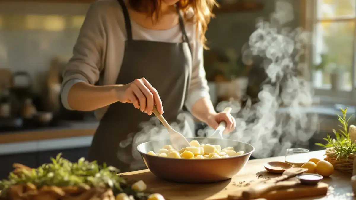 Voeg het toe aan aardappelen tijdens het koken voor een heerlijke smaak en zachtheid zonder extra moeite
